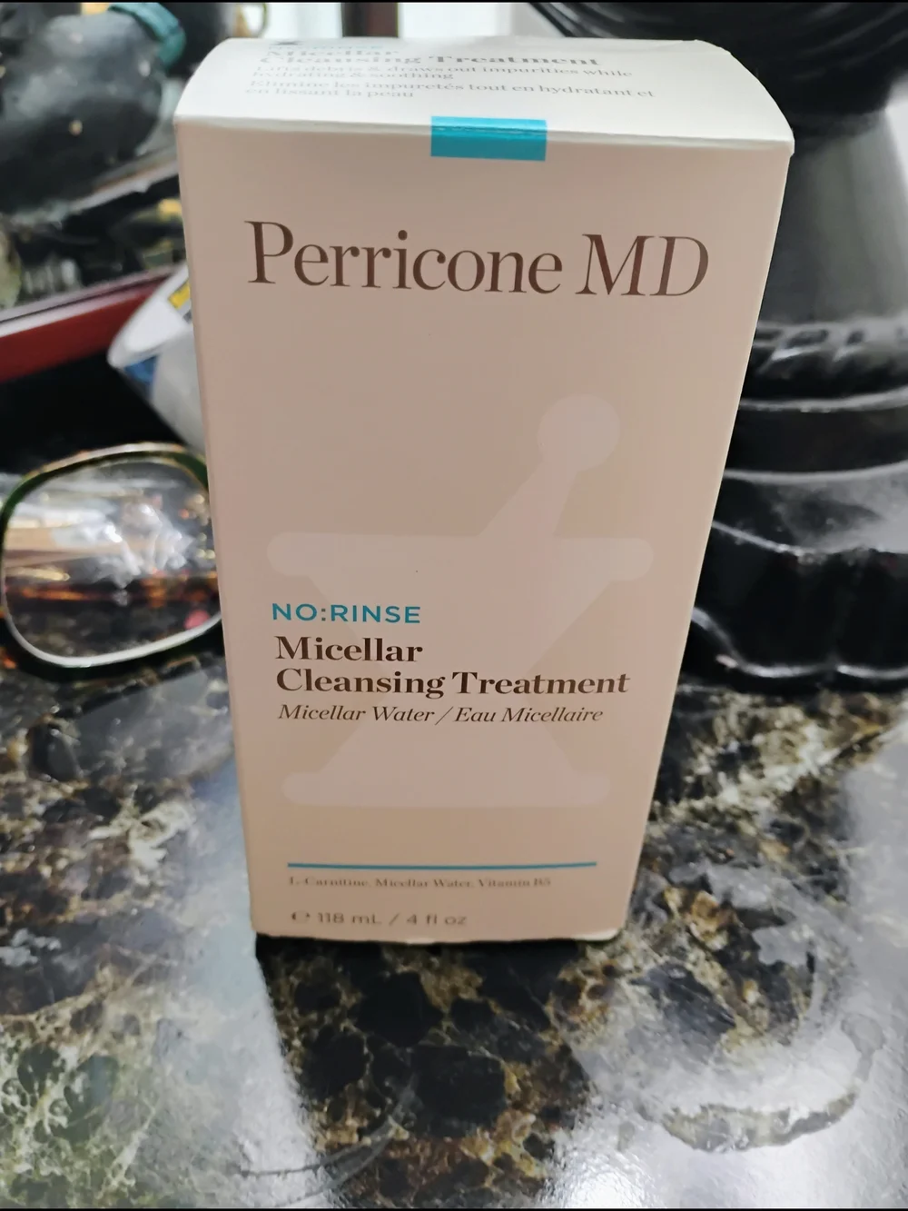 Perricone MD Rinse Micellar Cleansing Treatment Bottle 4. Ounce Open Box